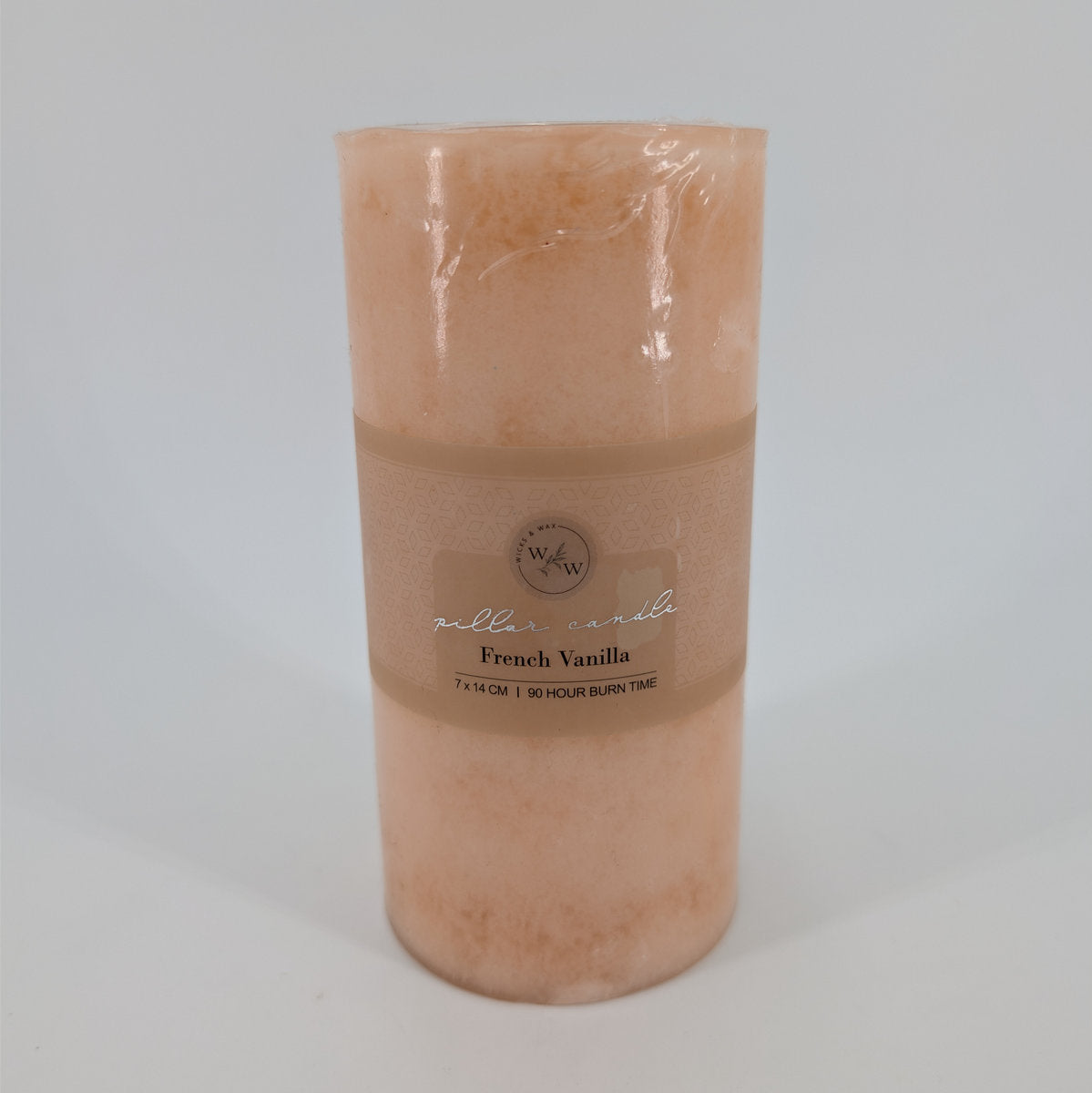 6.8x14cm Pillar Candle French Vanilla