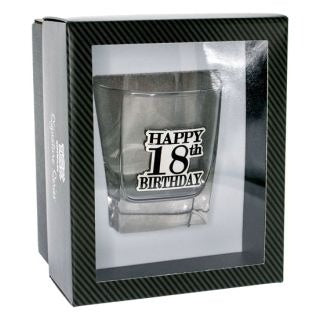 HAPPY 18TH BADGE SCOTCH GIFT B