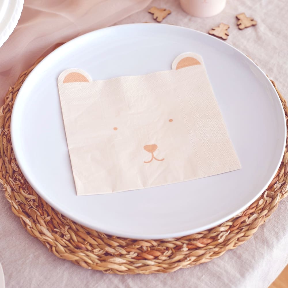 Teddy Bear Napkins 16pk