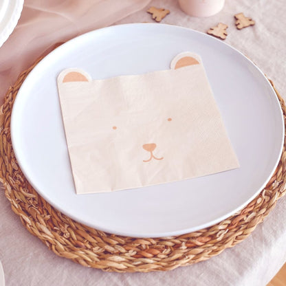 Teddy Bear Napkins 16pk