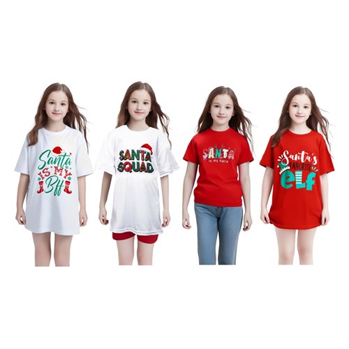 4A KIDS CHRISTMAS TSHIRTS S/M/L