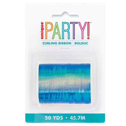 Curling Ribbon 50YDS - BLUE IRIDESCENT image 0