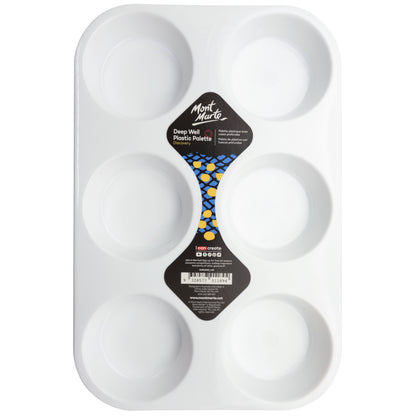 Deep Well Plastic Palette 6 hole image 0
