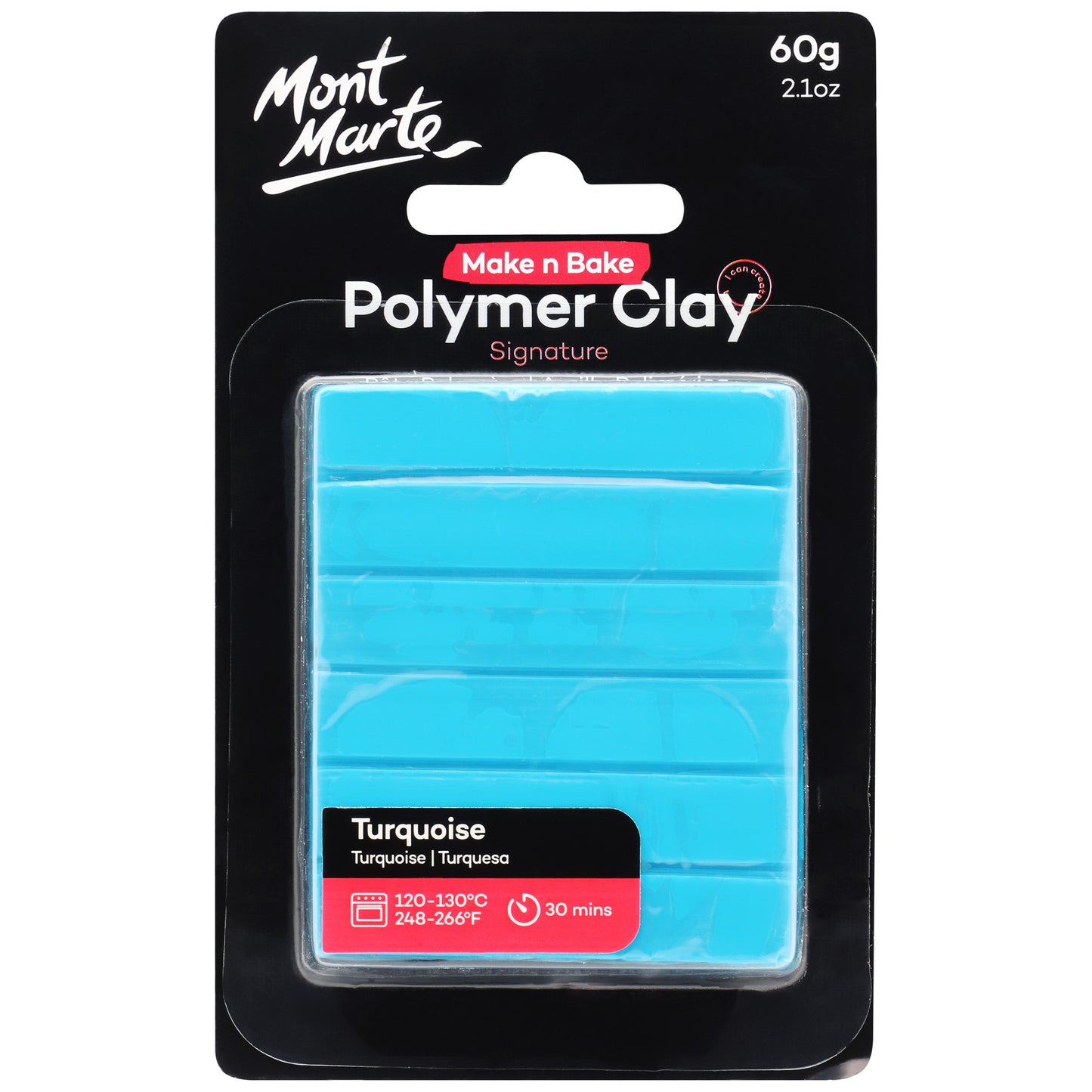Make n Bake Polymer Clay 60g - Turquoise image 0
