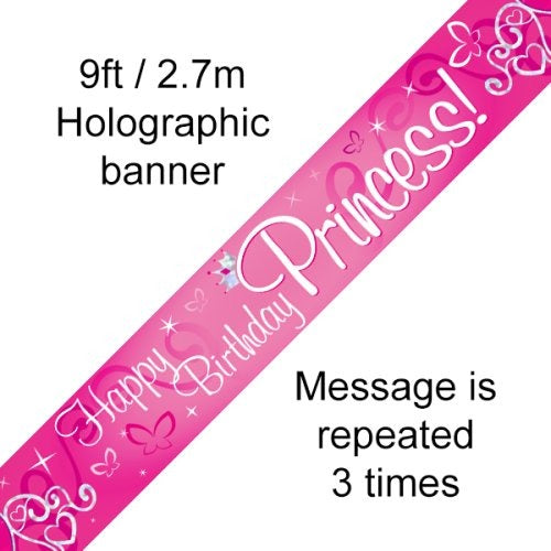 BANNER 2.7M BIRTHDAY PRINCESS image 0