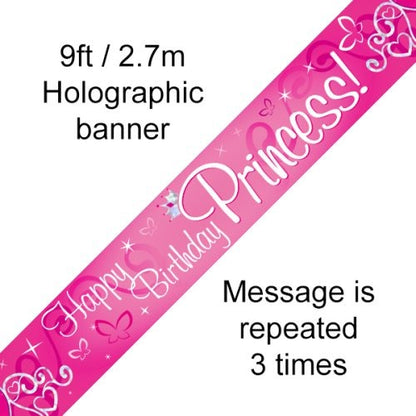 BANNER 2.7M BIRTHDAY PRINCESS image 0