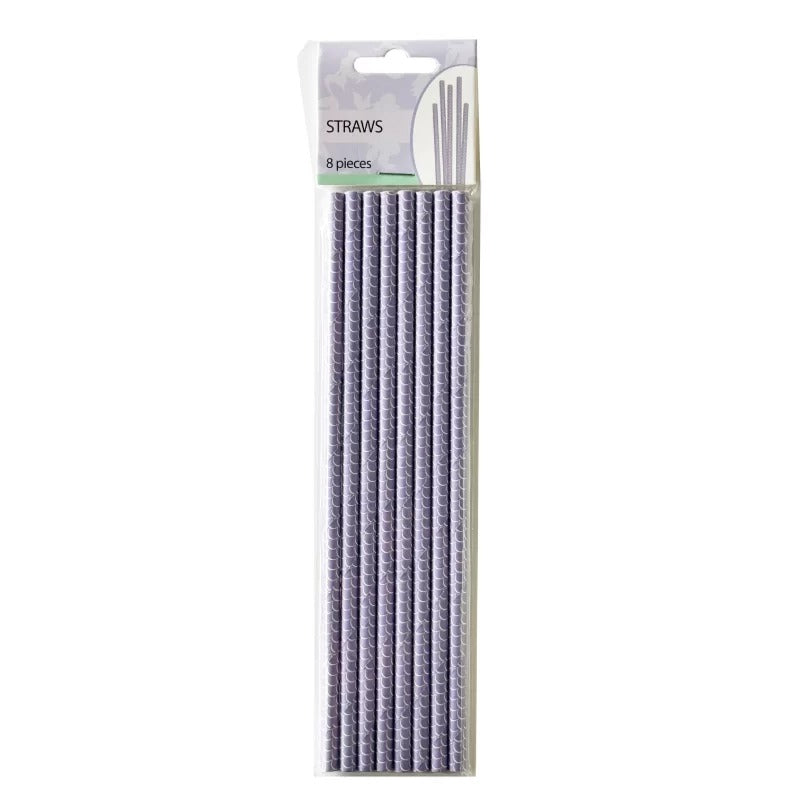 8 Mermaid Paper Straws image 0