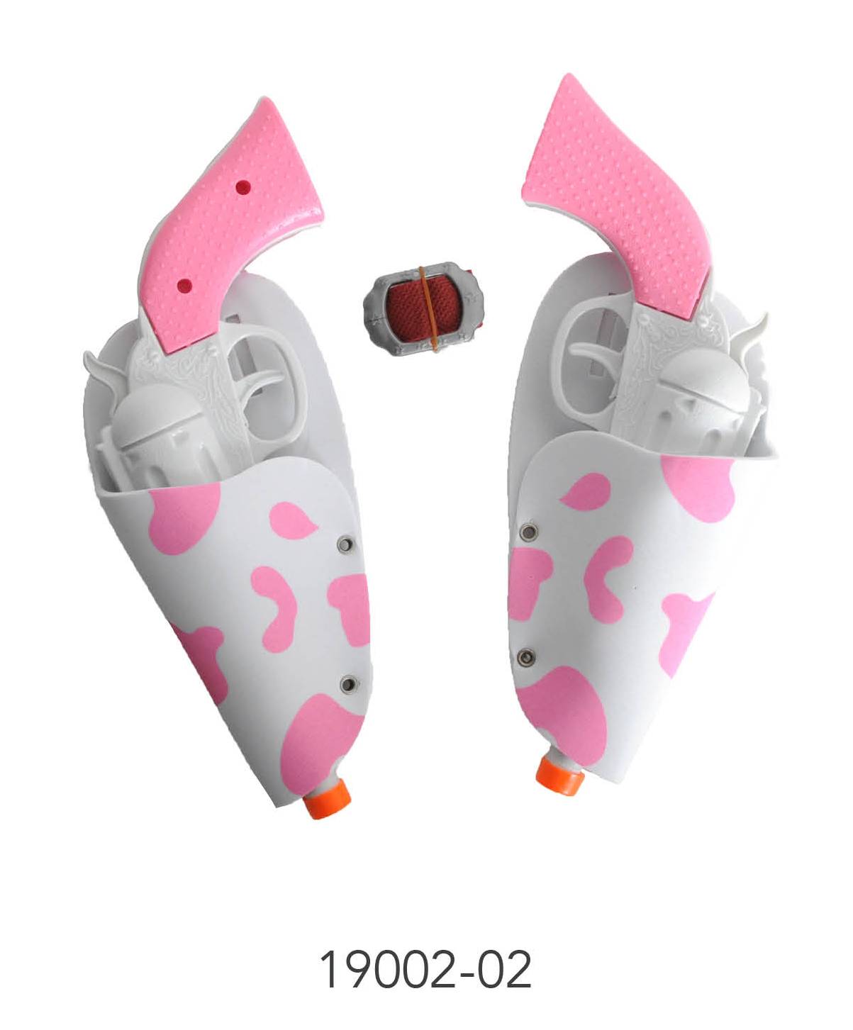 Cowboy Double Gun Set Cowprint Pink image 0