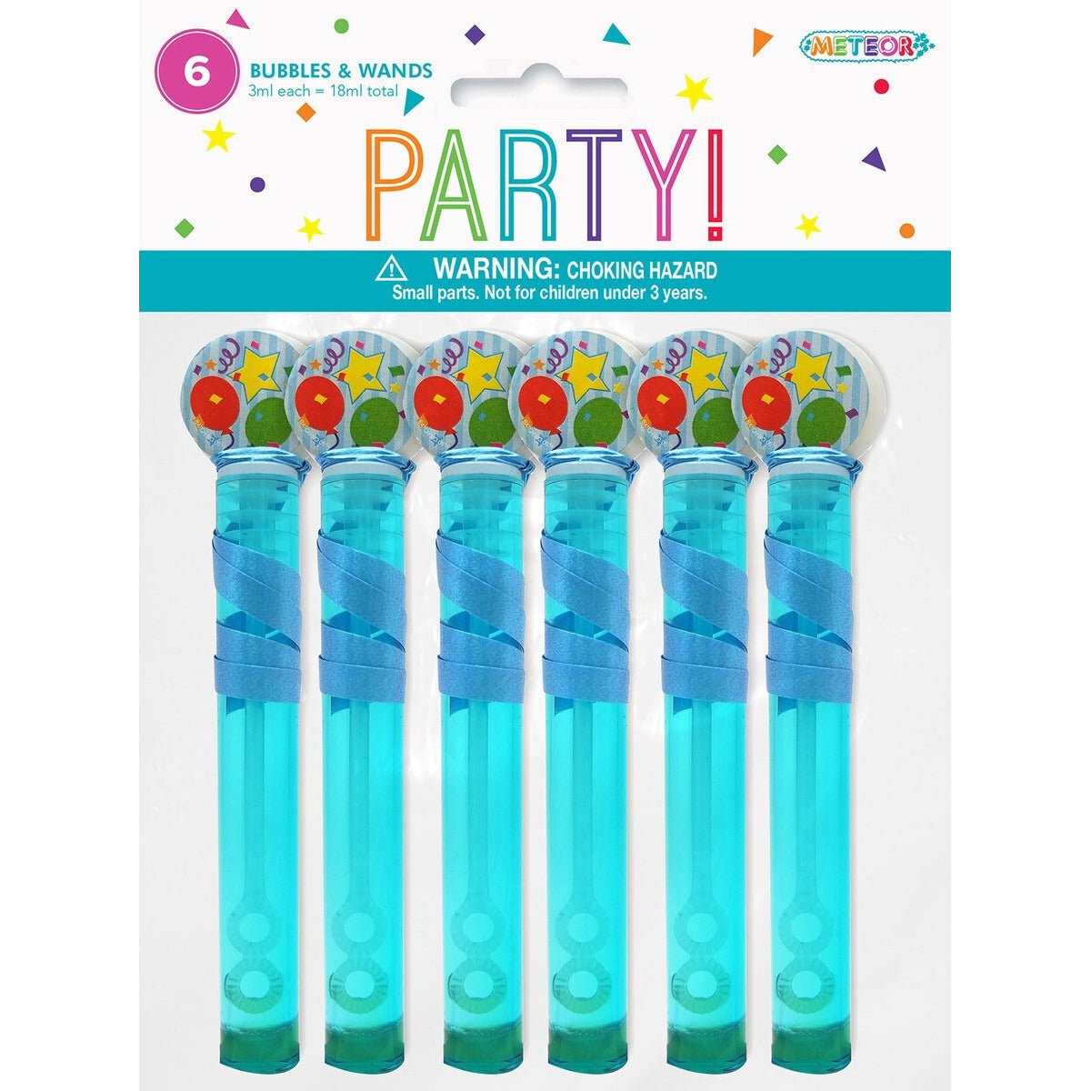 6 BUBBLES & WANDS - BLUE image 0