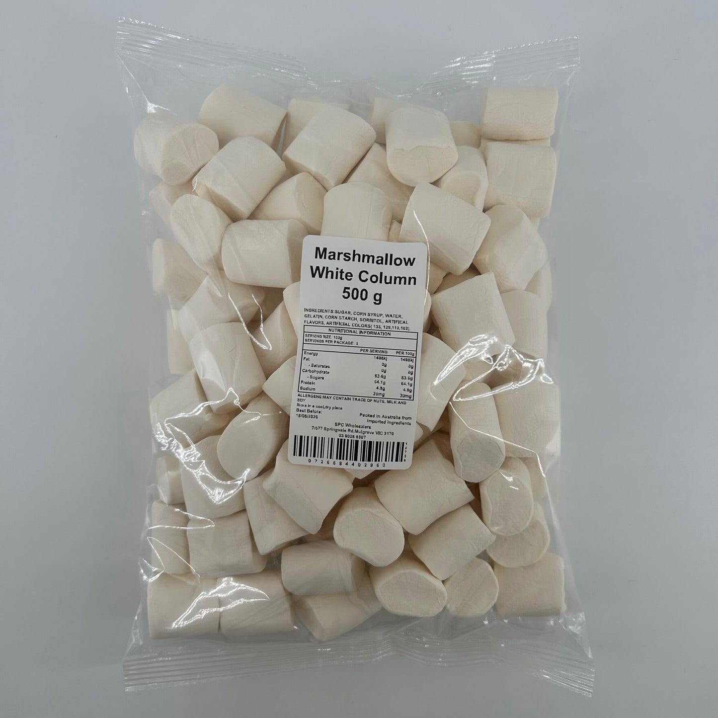 Marshmallows White 500g image 0