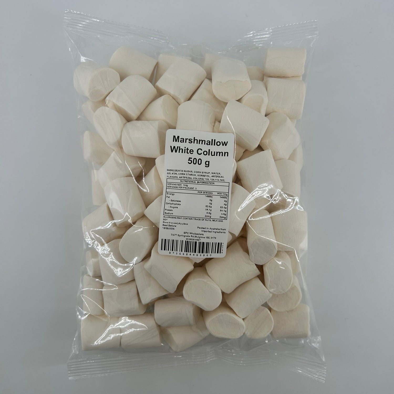 Marshmallows White 500g image 0