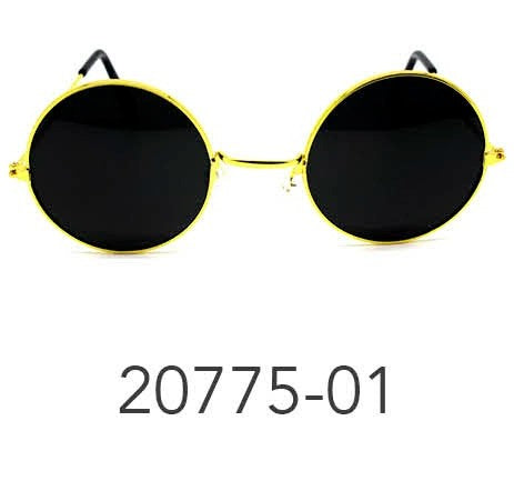 Party Glasses Hippie (S) (Black) image 0