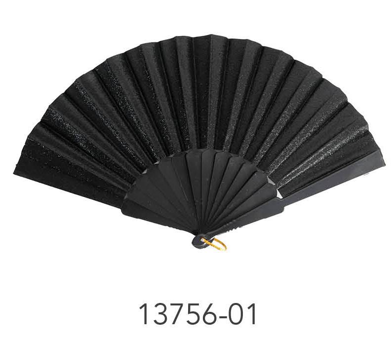 Sparkle Glitter Fan (Black) image 0