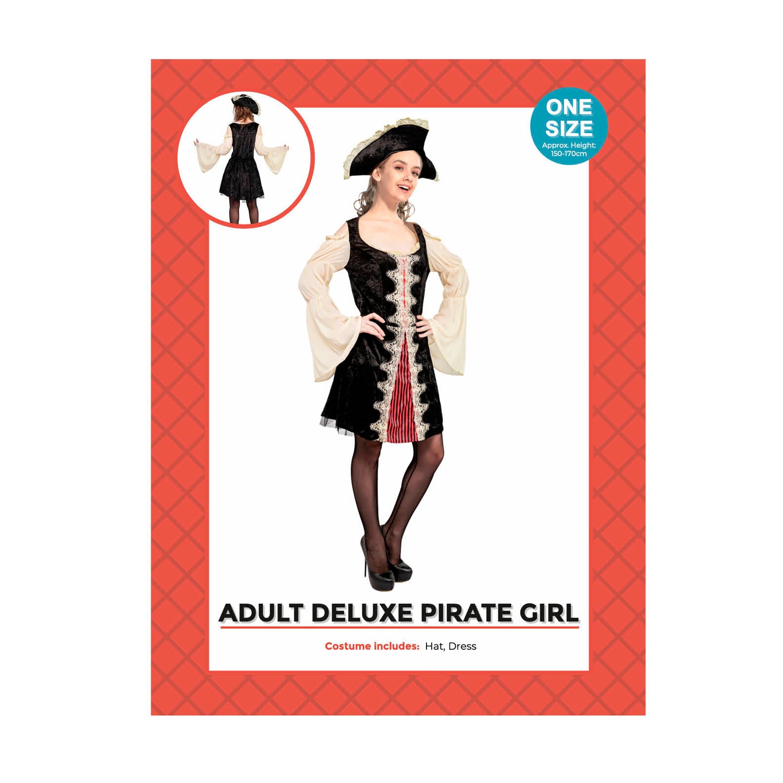 Adult Deluxe Pirate Girl Costume image 0