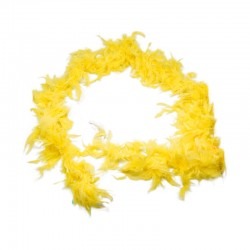 Feather Boa Yellow 2m image 0