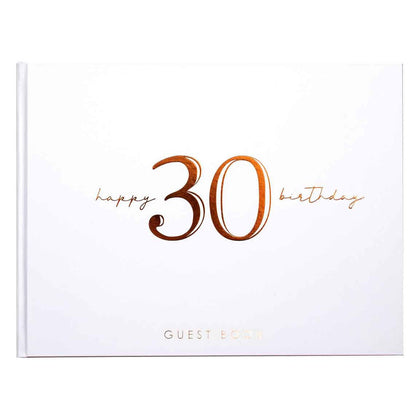 30TH ROSE GOLD GUEST BOOK image 0