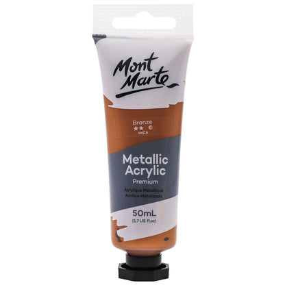 Metallic Acrylic Paint 50ml - Bronze image 0