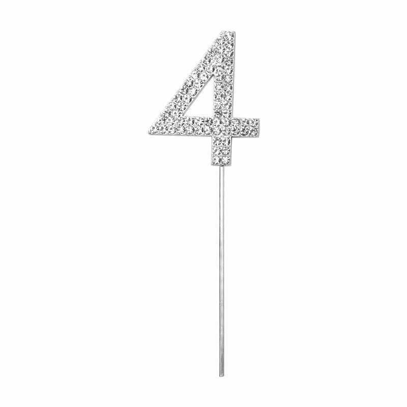 Silver Cake Topper - 4 image 0