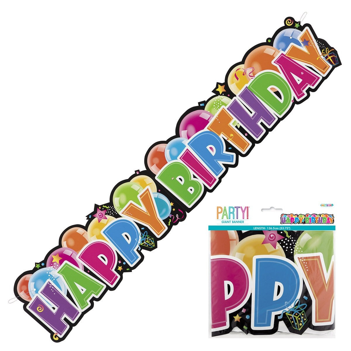 HAPPY BIRTHDAY GIANT BANNER image 0