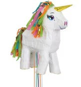 PINATA PULL WHITE UNICORN image 0