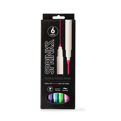 SPRINKS Edible Food Pen Set - PASTEL PACK (Pack of 6) image 0