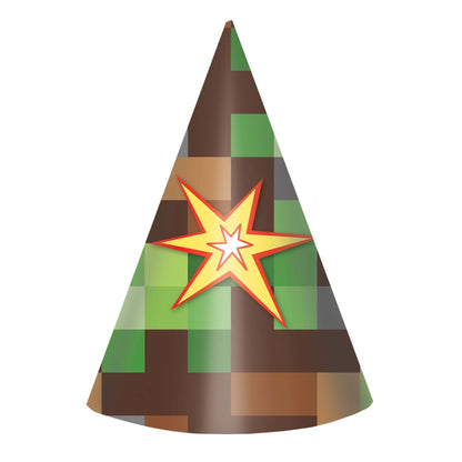 8 TNT Party! Cardboard Cone Hats image 0