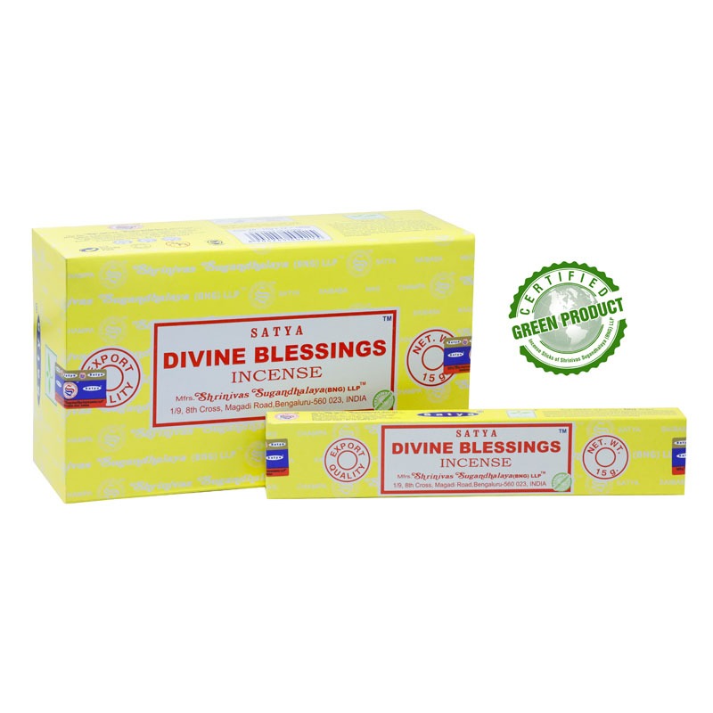 Satya (BANG) Divine Blessings Incense Sticks 15g image 0