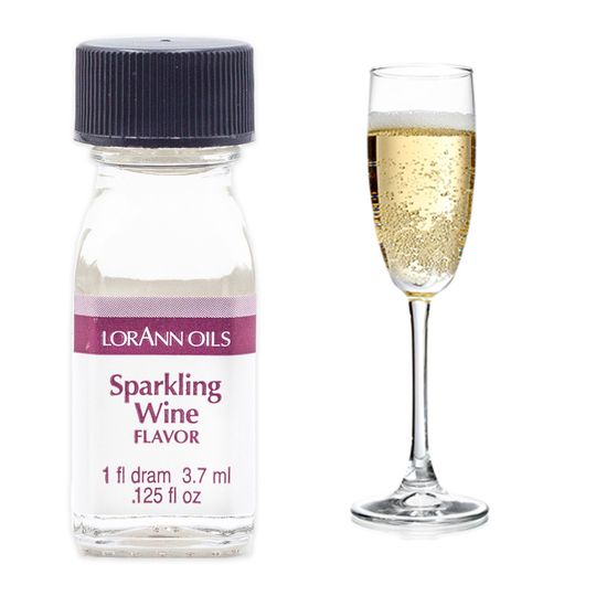 LorAnn Oils Sparkling Wine Super Strength Flavour 1 Dram 3.7ml - GST FREE image 0