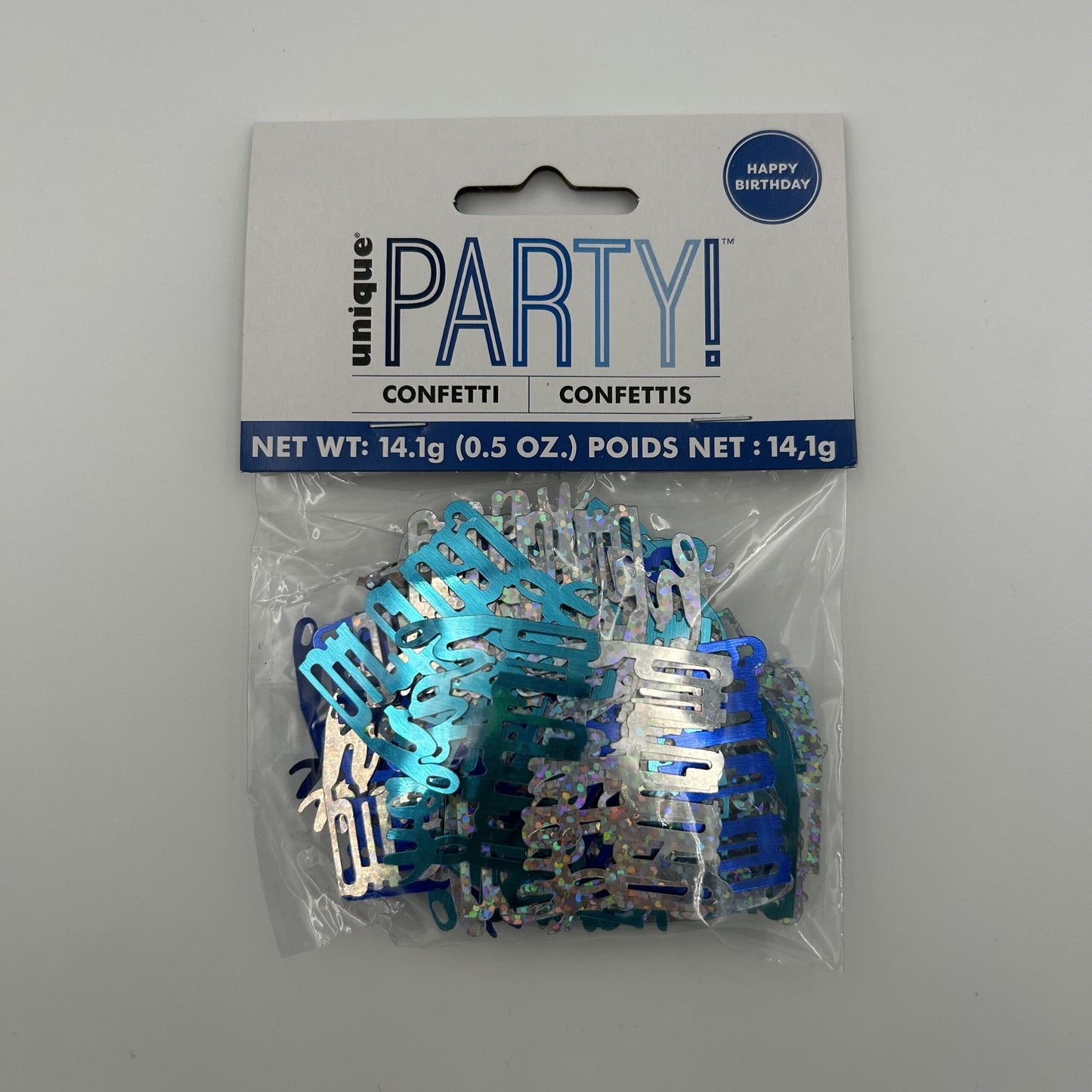 Blue Happy Birthday Table Confetti 14g image 0