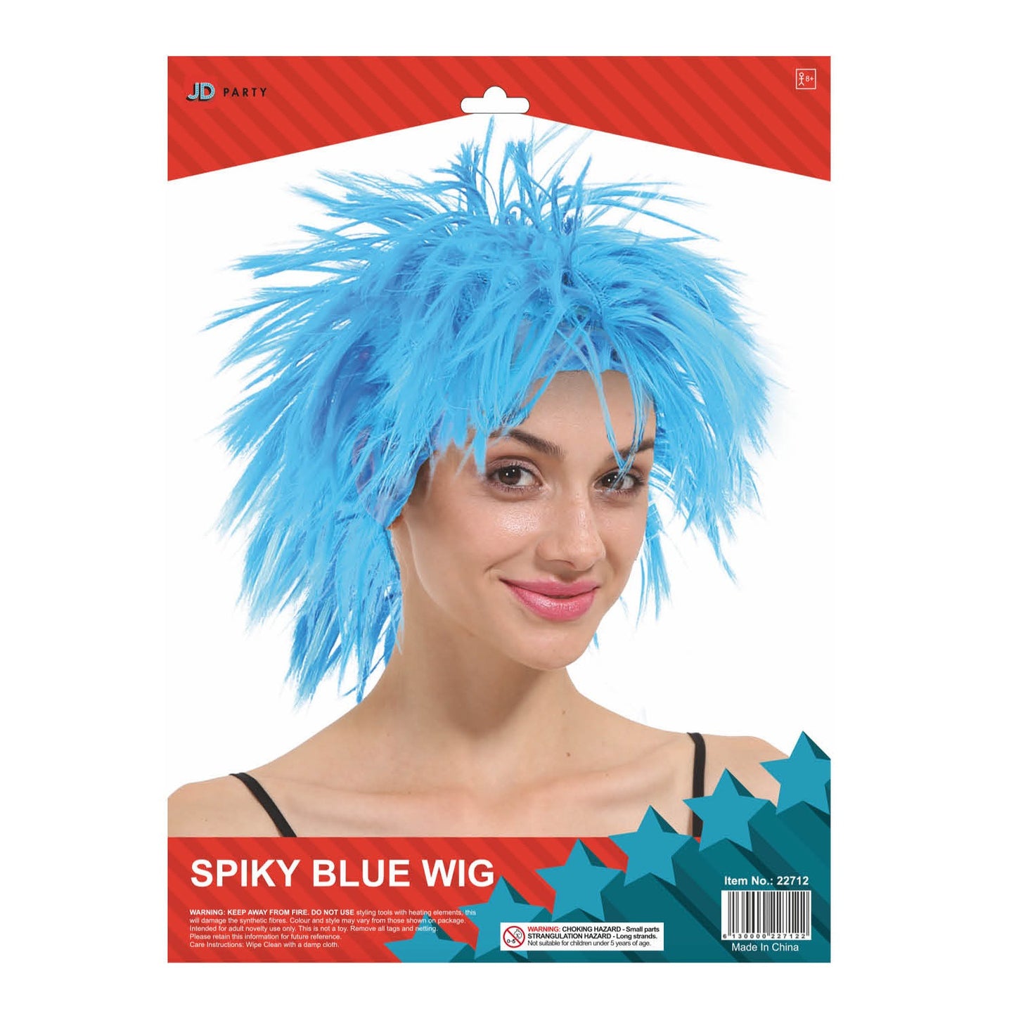 Spiky Wig (Blue) image 0