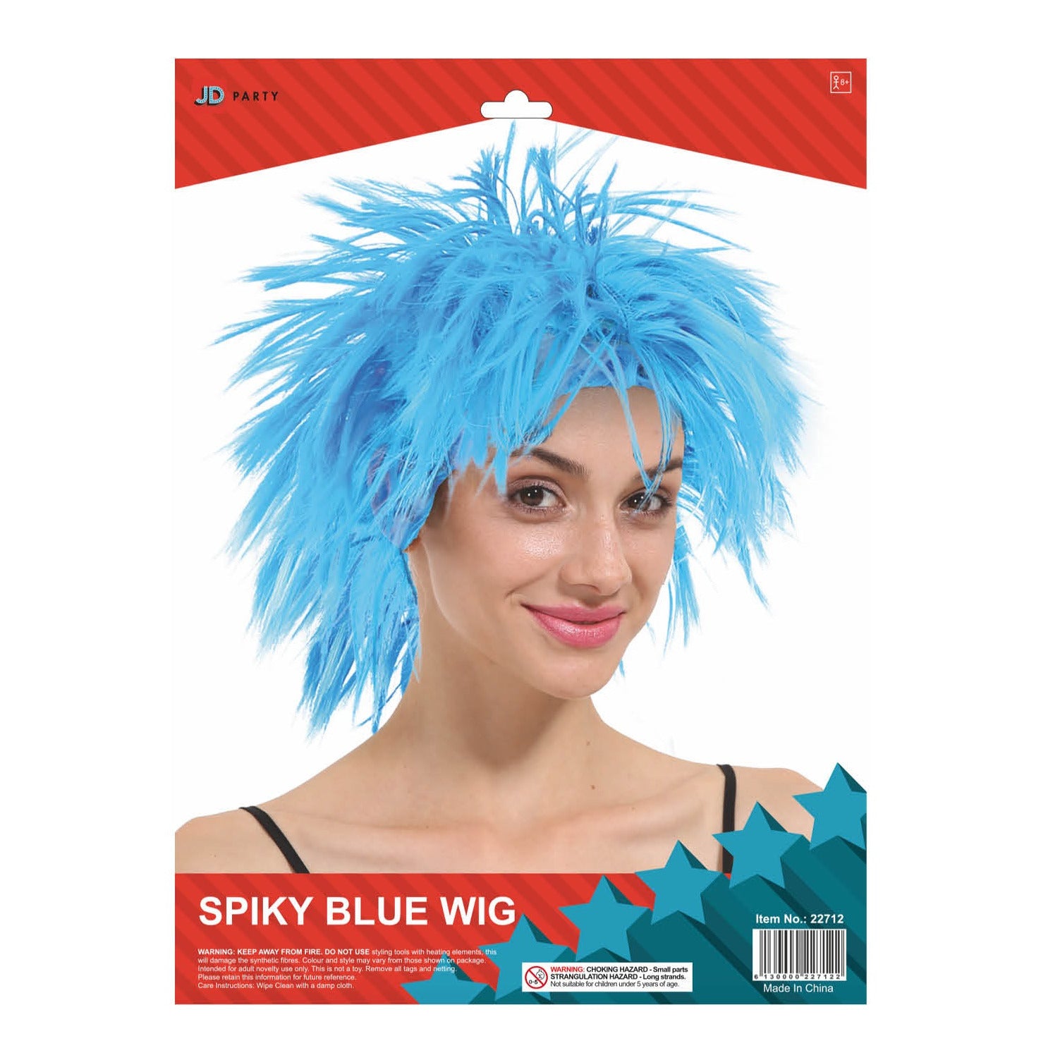 Spiky Wig (Blue) image 0