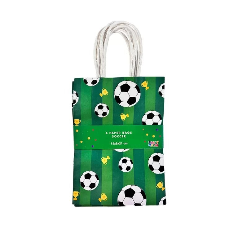 Paper Bag - Soccer 4pk image 0