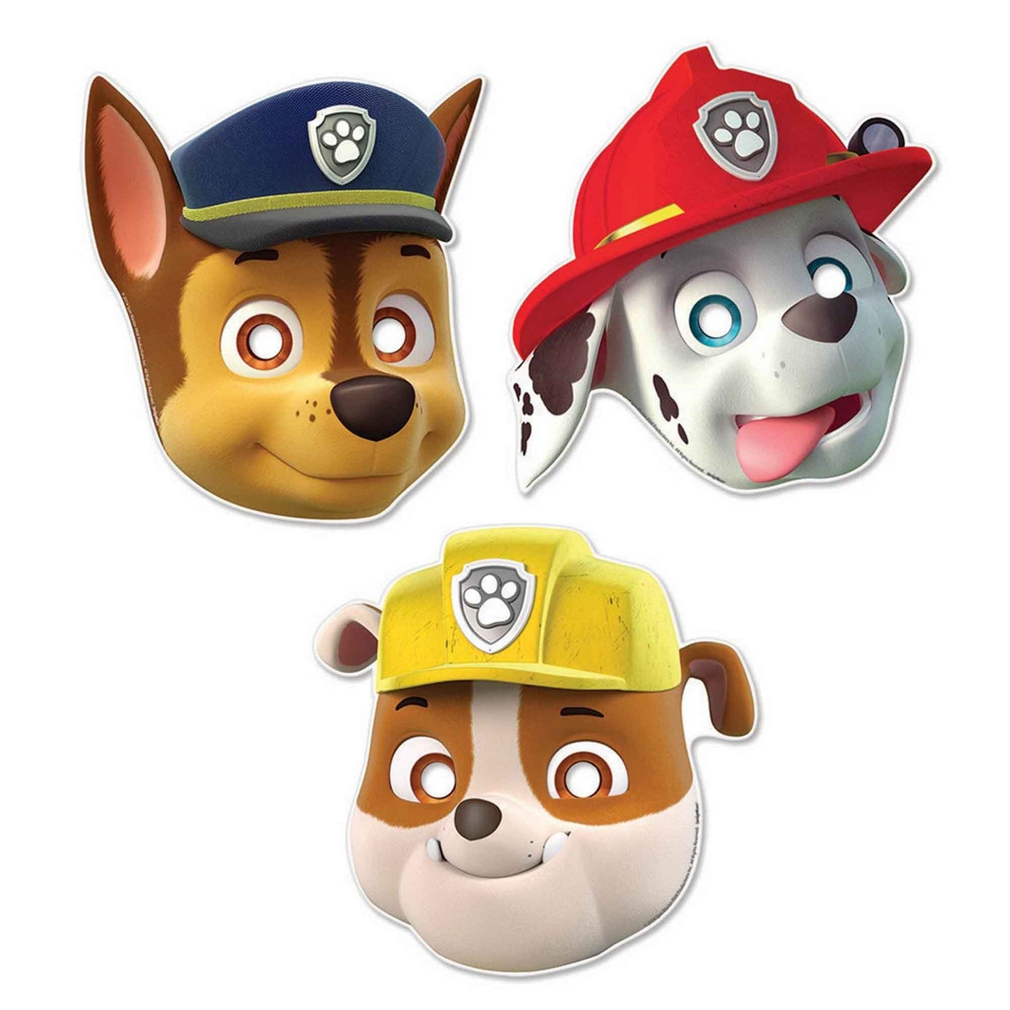 8 Paw Patrol Paper Masks image 0