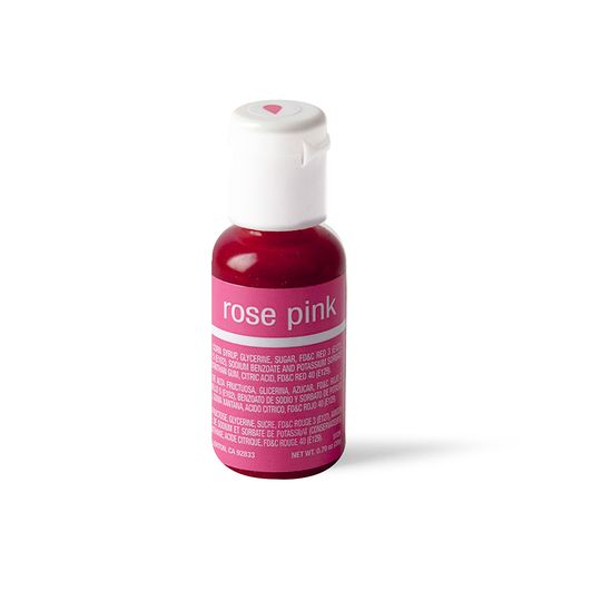 Chefmaster Liqua-Gel Rose Pink 0.7oz/20ml image 0