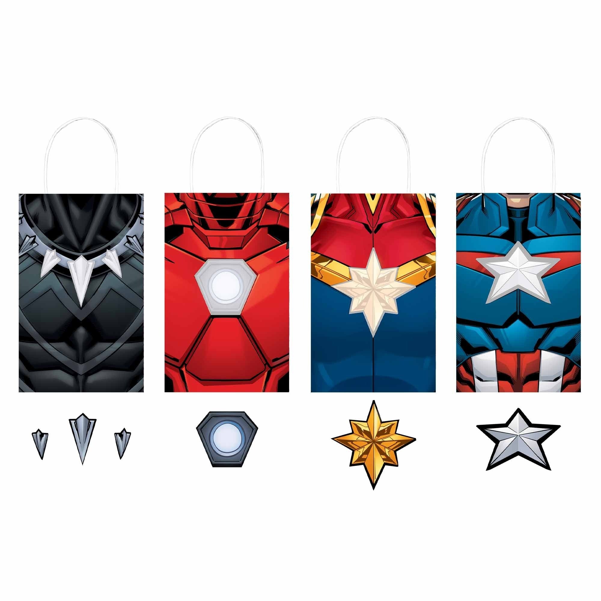 8 Marvel Powers Unite Create Your Own Kraft Bags image 0