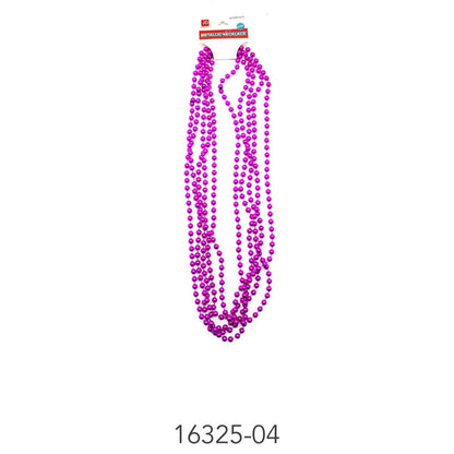 Metallic Necklace (Hot Pink) image 0