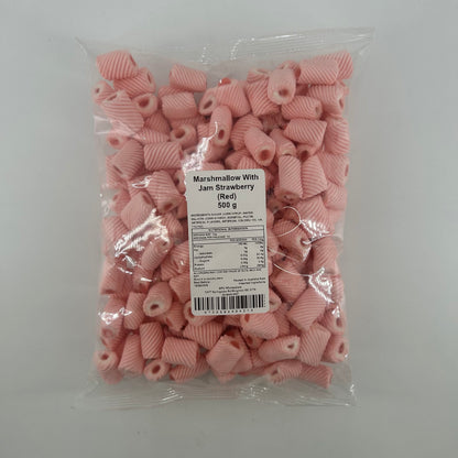 Marshmallow With Jam Strawberry (Red) 500g image 0