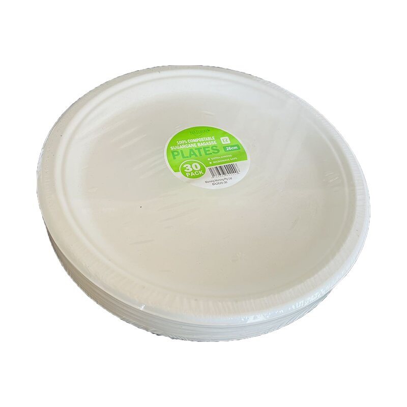 Sugarcane 26cm Plate 30pk image 0