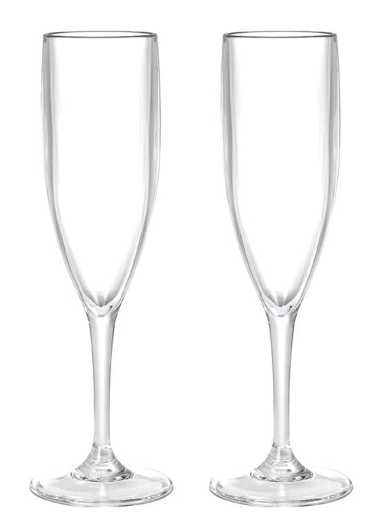 Acrylic Plain Series Plastic Reusable Champagne Flute image 0