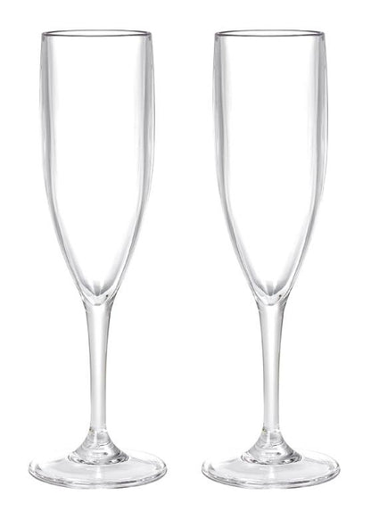 Acrylic Plain Series Plastic Reusable Champagne Flute image 0
