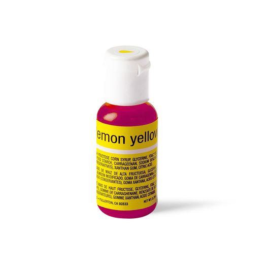 Chefmaster Liqua-Gel Lemon Yellow 0.7oz/20ml image 0