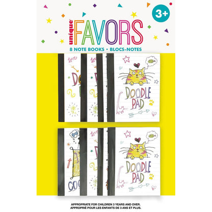 8 DOODLE PAD NOTE BOOKS image 0