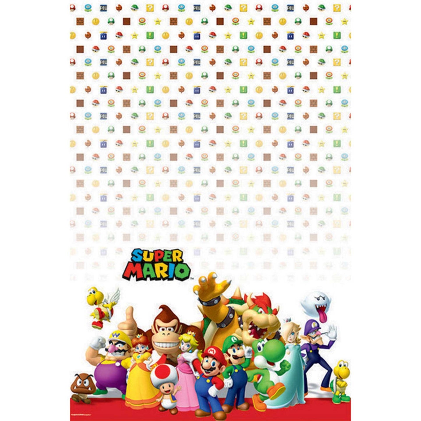 Super Mario Bros Plastic Table Cover image 0
