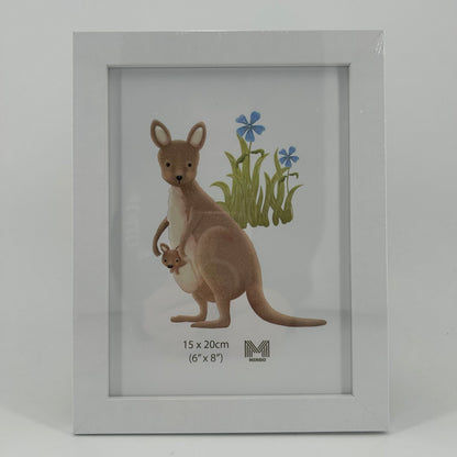 6x8 Inch White Photo Frame image 0