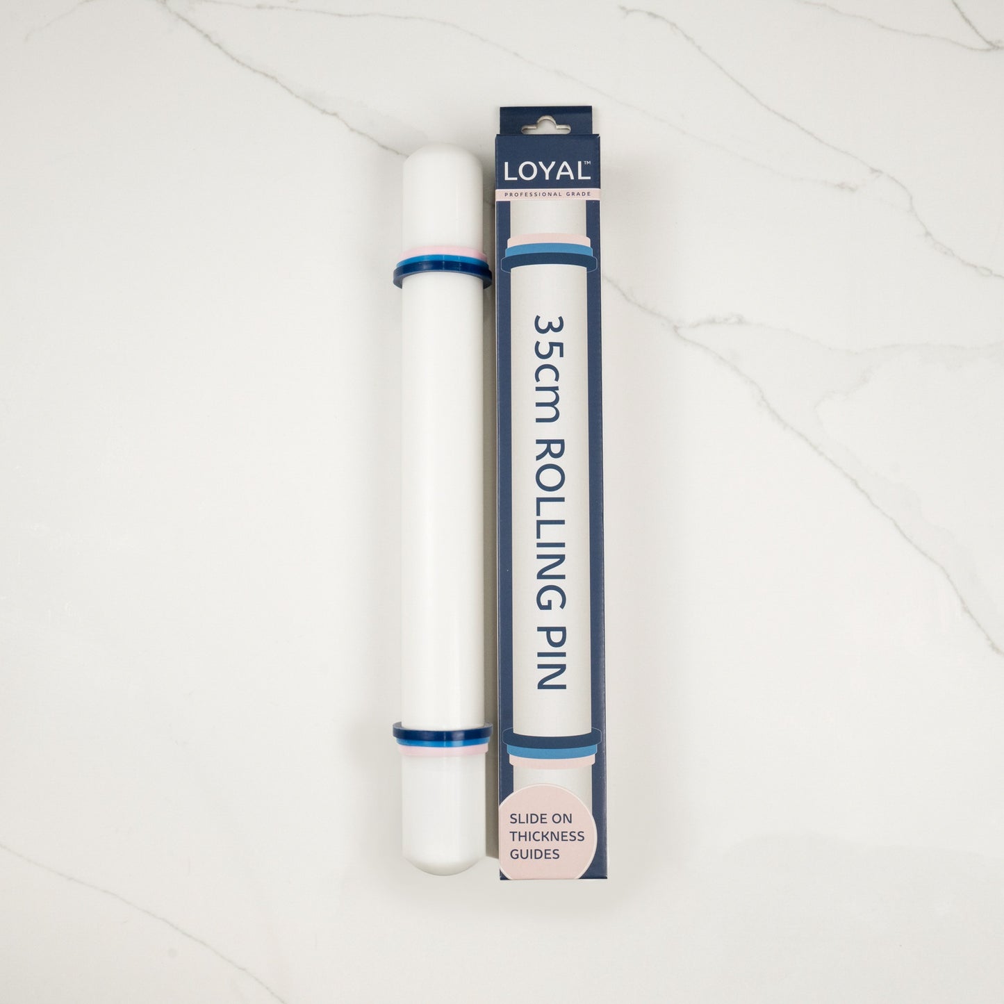 Rolling Pin (35cm) + Pin Guides image 0