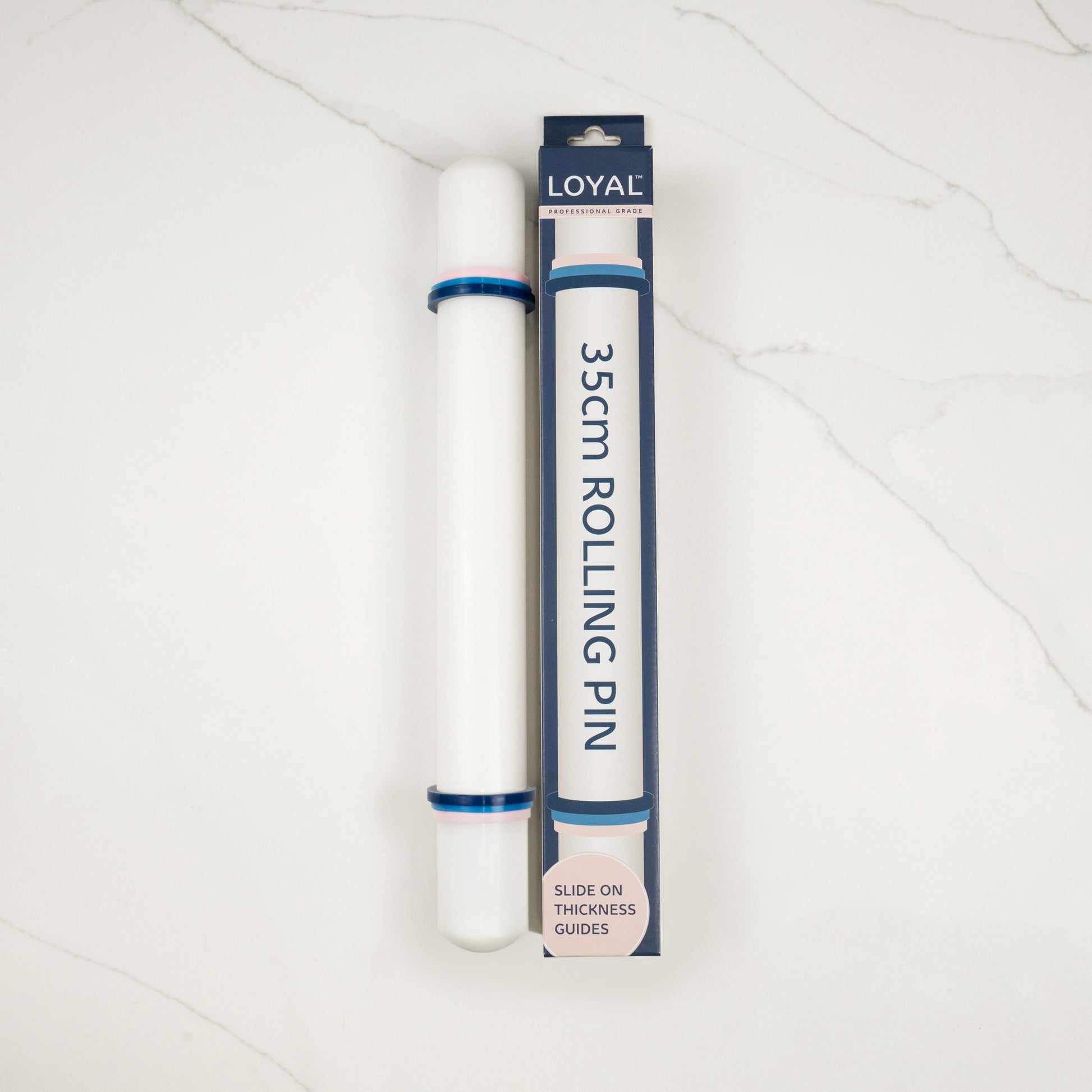 Rolling Pin (35cm) + Pin Guides image 0