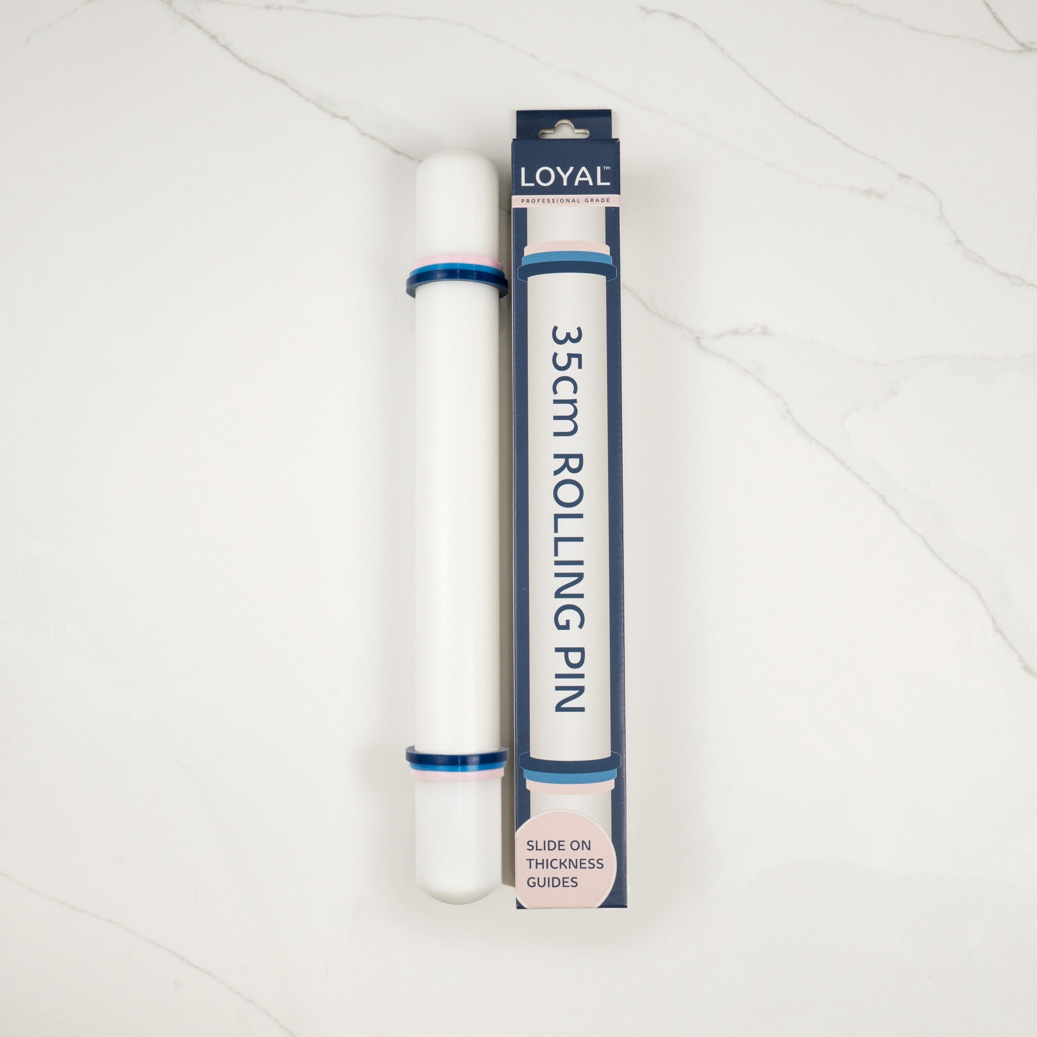 Rolling Pin (35cm) + Pin Guides image 0