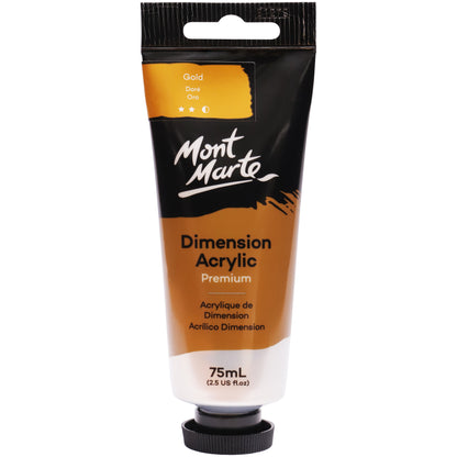 Dimension Acrylic 75mls - Gold image 0