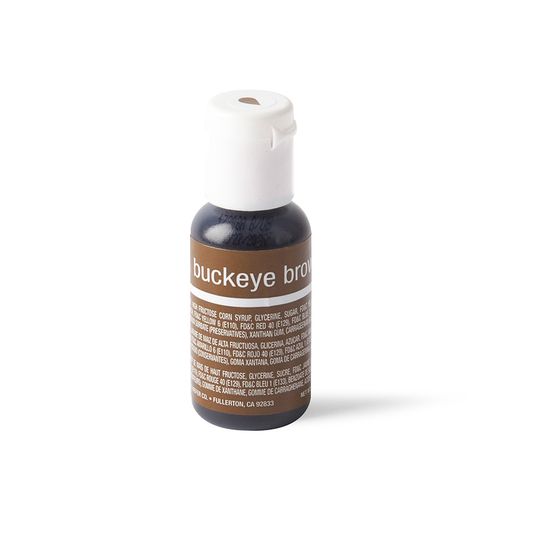 Chefmaster Liqua-Gel Buckeye Brown 0.7oz/20ml image 0