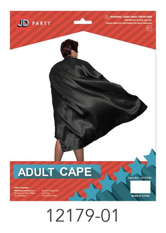 Long Cape (Black) image 0
